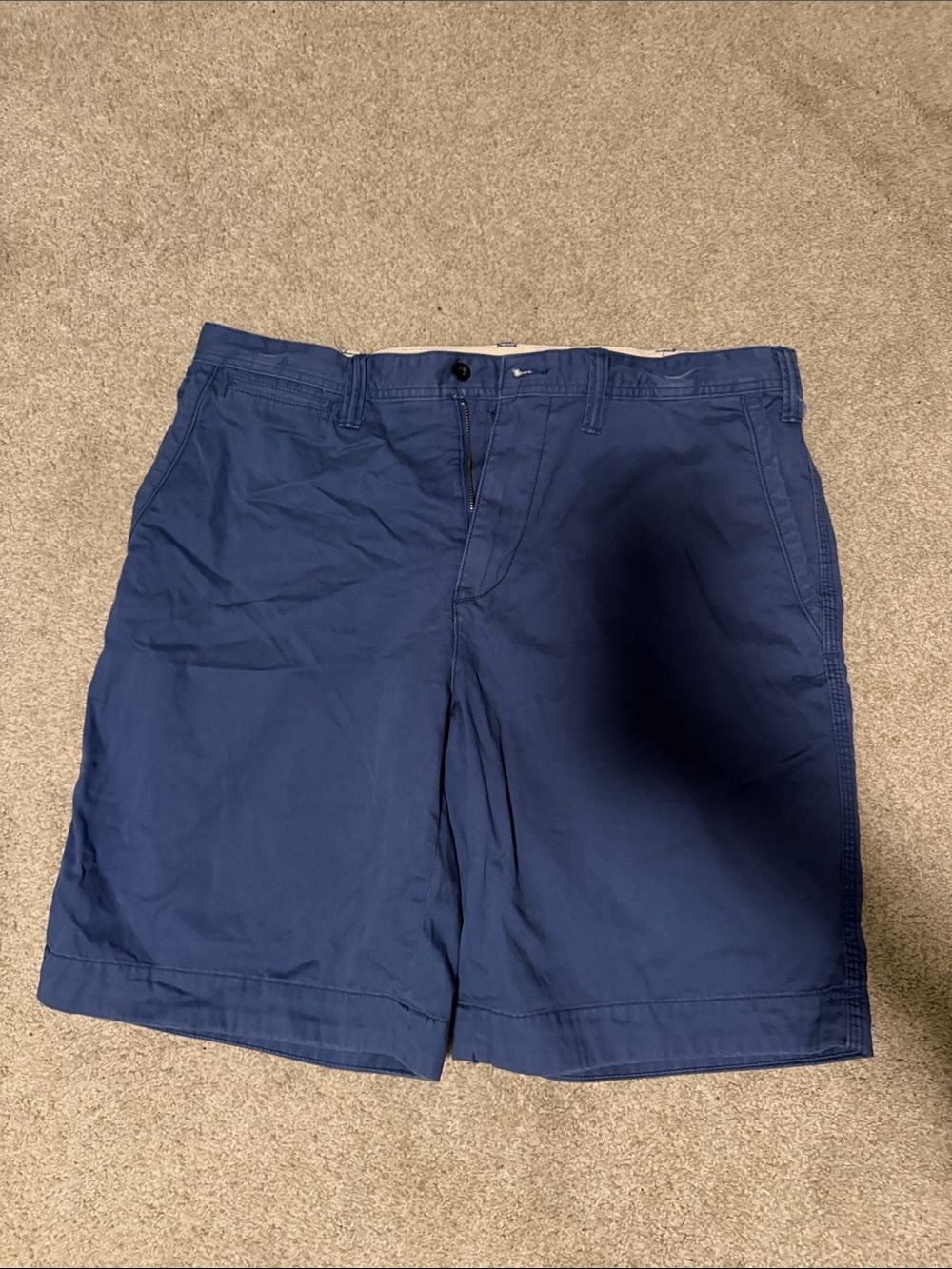 Polo by Ralph Lauren Navy Flat-Front Men's Shorts